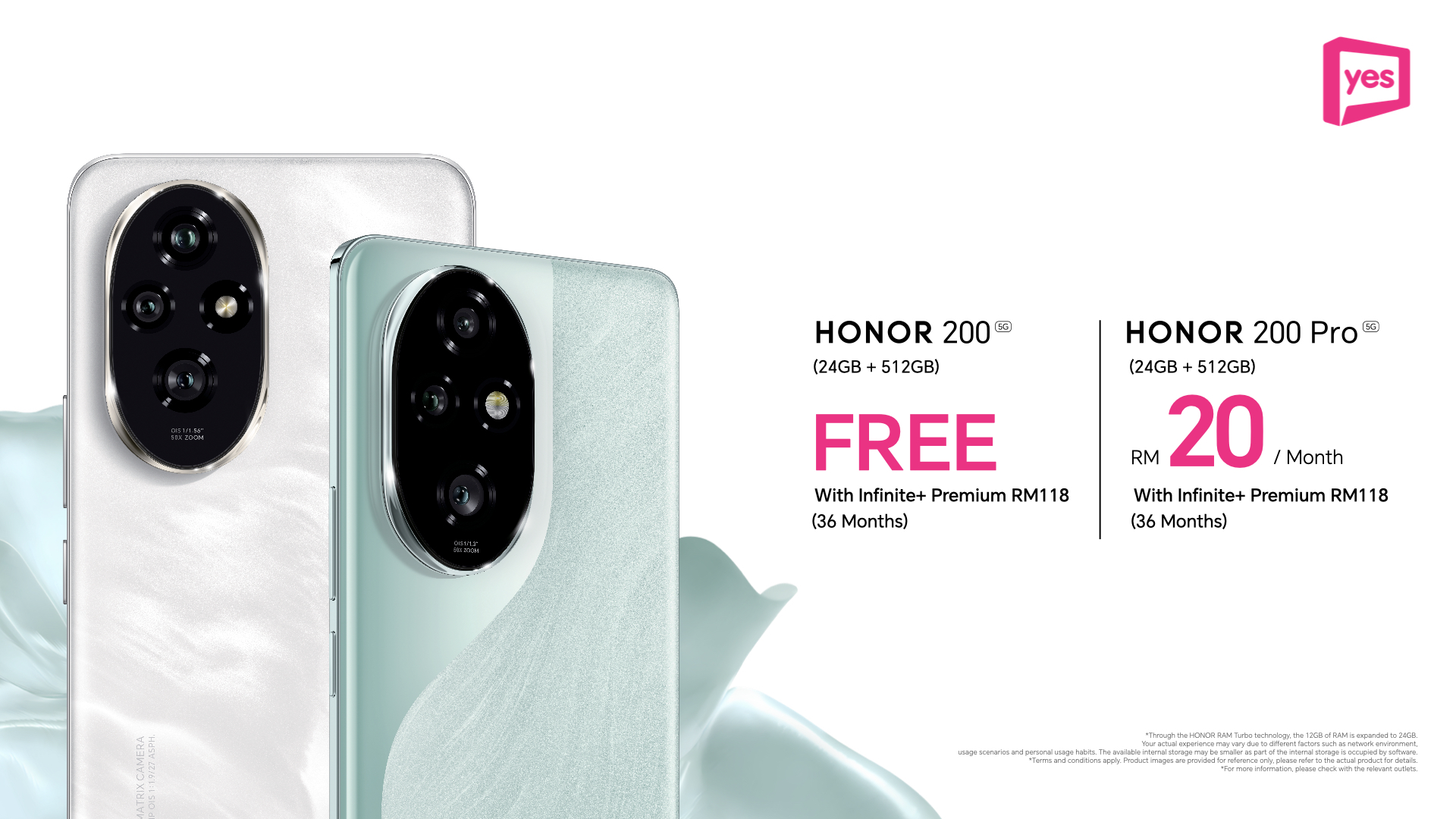 The AI-powered HONOR 200 Series is yours for free with selected telco plans