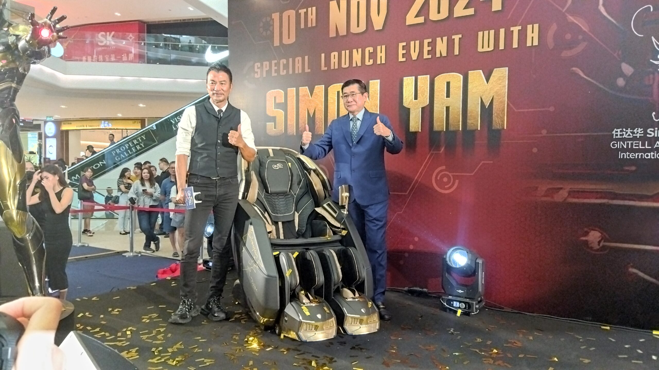 GINTELL New Launching Limited Edition Iron Man Welness Chair