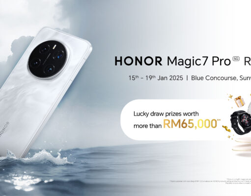 Experience 2025’s Best AI Flagship, HONOR Magic7 Pro at Sunway Pyramid Roadshow and Win Lucky Draw Prizes Total Worth RM65,000
