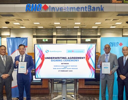 SUMISAUJANA GROUP BERHAD SIGNS UNDERWRITING AGREEMENT WITH RHB INVESTMENT BANK BERHAD