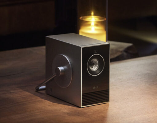 LG CineBeam Qube 4K Transforms Almost Any Indoor Spaces into Cinemas