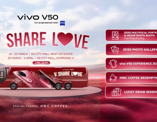 vivo Malaysia Collaboration with HWC Coffee This Raya Season Unveils the “VShareLove” Bus