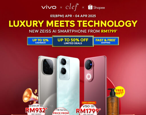 Shopee 4.4 Jualan Raya Campaign Featuring the vivo V50
