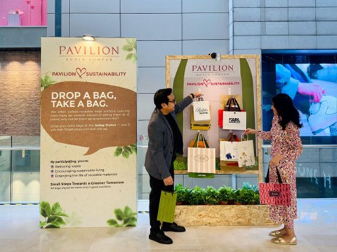 PAVILION KUALA LUMPUR GOES GREEN WITH THE NEW REBAG STATION