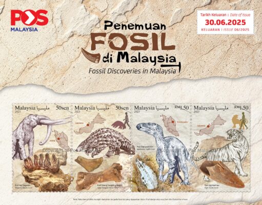 Pos Malaysia unveils Fossil Stamp Collection celebrating Malaysia’s prehistoric heritage