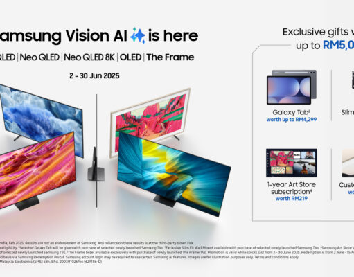 Samsung Malaysia today announced the nationwide availability of its groundbreaking 2025 AI TV lineup