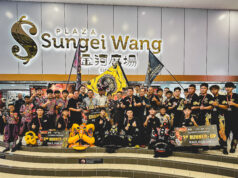 The two-day lion dance competition concluded with enthusiastic cheers At Sungei Wang Plaza