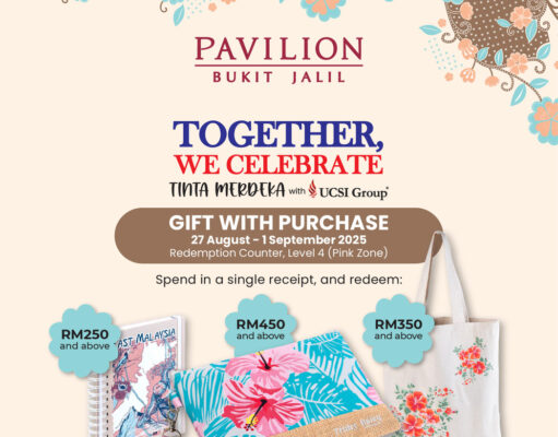 TINTA MERDEKA – This Merdeka season, Pavilion Bukit Jalil is proud to partner with UCSI University for our Merdeka celebration — where creativity meets heritage