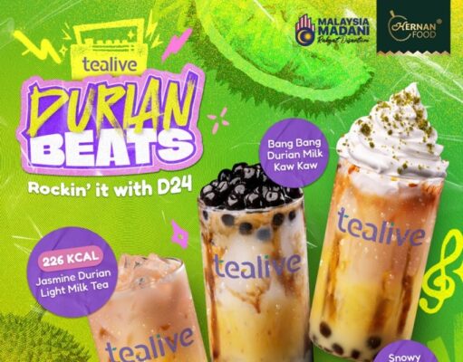 New Durian Flavoured drinks from Tealive