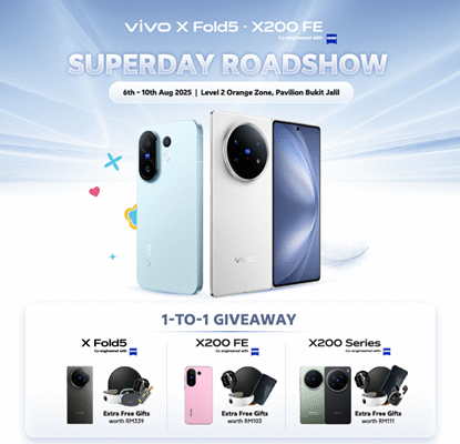 vivo X200 FE + FOLD Superday Roadshow Begins!