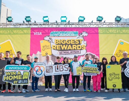 Watsons Malaysia is celebrating its Biggest Member Rewards with a new home being given away along with other prizes and discounts