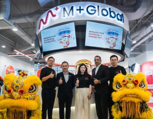 M+Global by Malacca Securities Launches its very first stockbroking concept store located at KL Eco City
