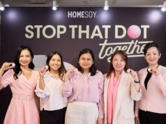 Conjunction with Breast Cancer Awareness Month, HOMESOY continues its commitment to women’s health with ‘Stop That Dot Together’ Campaign