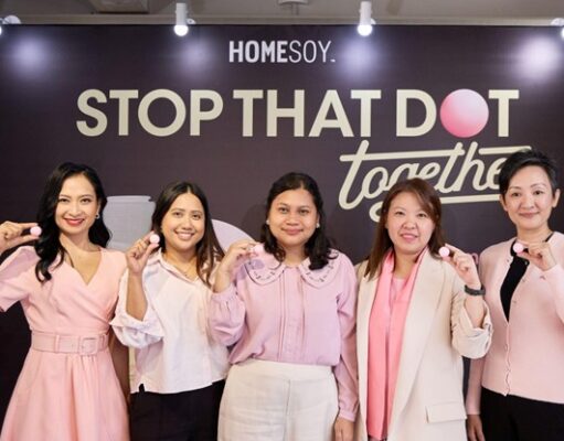 Conjunction with Breast Cancer Awareness Month, HOMESOY continues its commitment to women’s health with ‘Stop That Dot Together’ Campaign