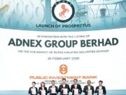 Adnex Group Berhad Launches IPO Prospectus