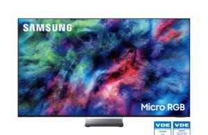Samsung Micro RGB TV Receives Safety for Eyes and Circadian Rhythm Display Certifications From VDE