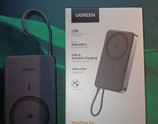 UGREEN Magflow Air 10,000 mAh Magnetic Wireless Fast Charging Power Bank Quick Review: