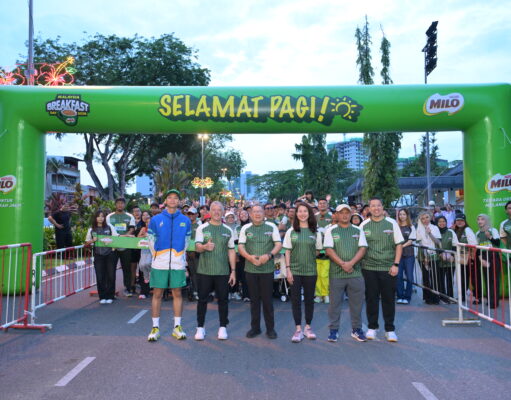 The MILO® Malaysia Breakfast Day 2026 successfully united around 10,000 participants in Kuching, Sarawak.