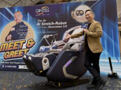 Gintell Launched their latest version of AI Stretch-Robot, S8 MAXX AI StretchRobot massage chair