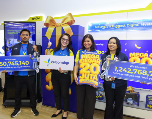 CelcomDigi Berhad unveiled Mega Gegar 20 Juta, its biggest-ever nationwide customer appreciation campaign