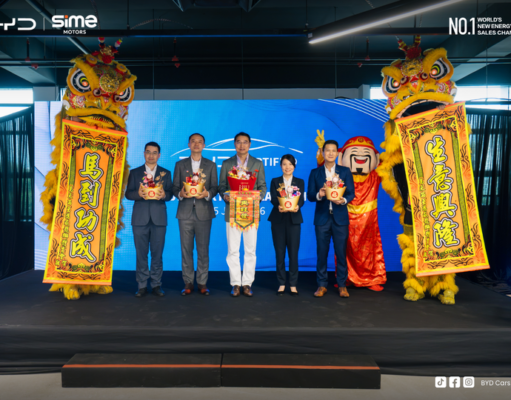 Sime Motors Launches BYD Certified and the first official BYD Certified Showroom in the Asia Pacific region