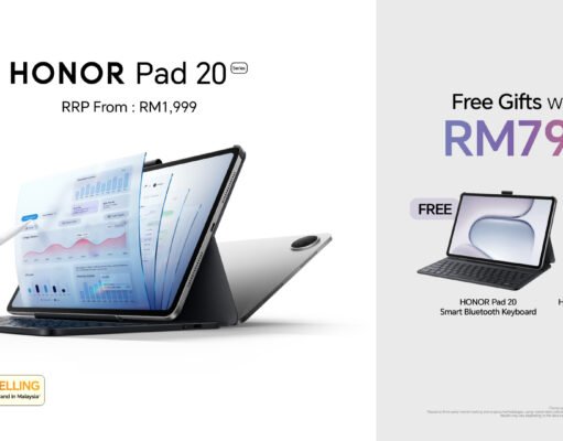 HONOR Pad 20 Series Available Nationwide Starting from RM1,999, with an exclusive 15% education discount and complimentary keyboard and pencil worth up to RM898*