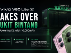 vivo Malaysia today officially launched the vivo V80 Lite 5G with a vibrant 10,000mAh