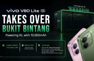 vivo Malaysia today officially launched the vivo V80 Lite 5G with a vibrant 10,000mAh